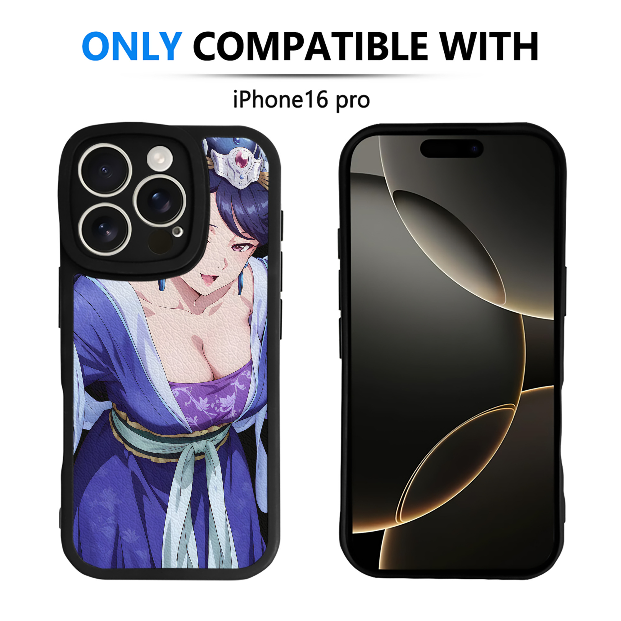 （画像用） 薬屋のひとりごと The Apothecary Diaries 【iPhone 16シリーズ対応】シリコンスマホケース（レザー調） 材質：シリコン